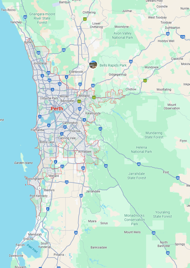 Perth Map